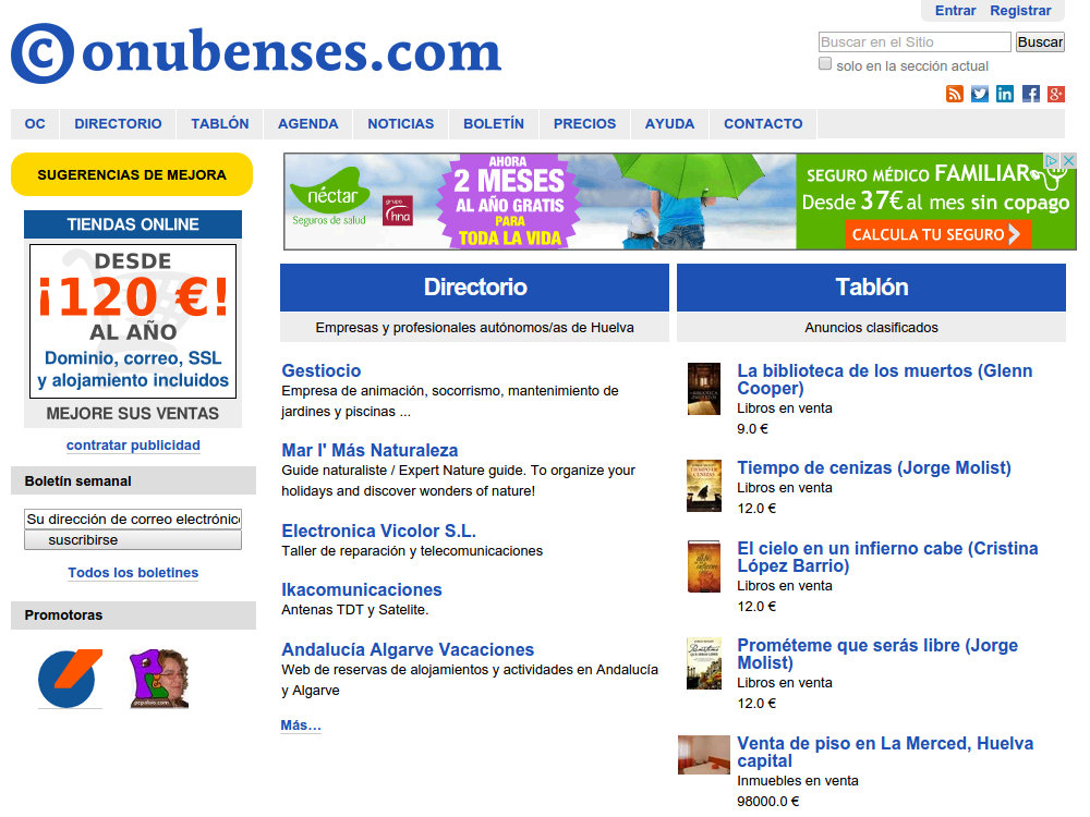 Inauguración de onubenses.com